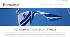 Desktop Screenshot of naispurjehtijat.fi